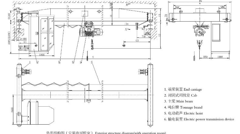 32吨电动式单梁糖心视频免费看机性能参数